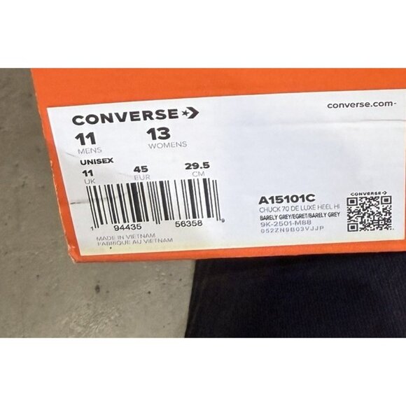 New Men’s Converse Chuck 70 De Luxe Heel Platform Sneaker Boots Size 11 - Picture 12 of 13